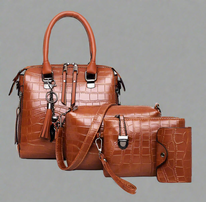 BUSINESS | 4-Piece Leather Bag Set