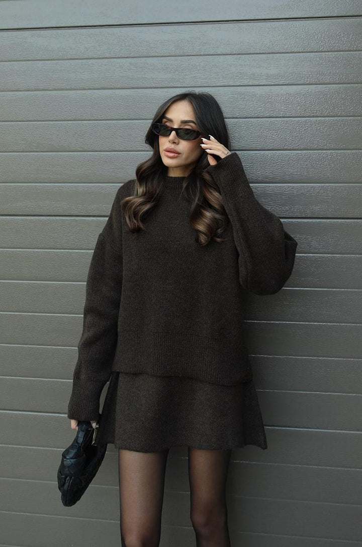 FOX | Sweater Skirt Set